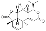 (1aR,10aβ,10bα)-2β-Isopropyl-5bα,8aβ-dimethyl-8bβ,9,10a,10b-tetrahydro-4H,6H-furo[2',3',4':4,5]oxireno[2,3]naphtho[2,1-c]pyran-4,9-dione CAS#: 55786-36-2