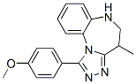 5,6-Dihydro-1-(4-methoxyphenyl)-4-methyl-4H-[1,2,4]triazolo[4,3-a][1,5]benzodiazepine CAS#: 54028-93-2