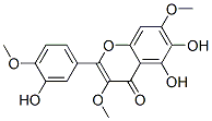 5,6-Dihydroxy-2-(3-hydroxy-4-methoxyphenyl)-3,7-dimethoxy-4H-1-benzopyran-4-one CAS#: 548-74-3