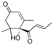 (4R)-4α-Hydroxy-3,5,5-trimethyl-4-[(E)-1-oxo-2-butenyl]-2-cyclohexen-1-one CAS#: 56083-38-6