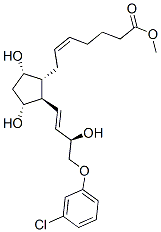 (Z)-7-[2β-[(1E,3R)-3-Hydroxy-4-(3-chlorophenoxy)-1-butenyl]-3α,5α-dihydroxycyclopentane-1α-yl]-5-heptenoic acid methyl ester CAS#: 56687-85-5