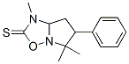 5,6,7,7a-Tetrahydro-1,5,5-trimethyl-6-phenylpyrrolo[1,2-b][1,2,4]oxadiazole-2(1H)-thione CAS#: 50455-88-4