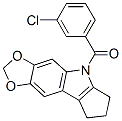 5,6,7,8-Tetrahydro-5-(m-chlorobenzoyl)cyclopenta[b]-1,3-dioxolo[4,5-f]indole CAS#: 50332-14-4