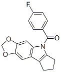 5,6,7,8-Tetrahydro-5-(p-fluorobenzoyl)cyclopenta[b]-1,3-dioxolo[4,5-f]indole CAS#: 50332-12-2