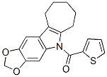 5,6,7,8,9,10-Hexahydro-5-[(2-thienyl)carbonyl]cyclohepta[b]-1,3-dioxolo[4,5-f]indole CAS#: 50332-38-2