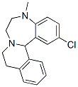 (+)-5,6,7,9,10,14b-Hexahydro-2-chloro-5-methylisoquino[2,1-d][1,4]benzodiazepine CAS#: 48187-65-1