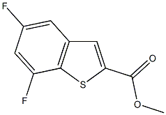 5,7-DIFLUORO-BENZO[B]THIOPHENE-2-CARBOXYLIC ACID METHYL ESTER CAS#: 550998-57-7