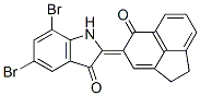 5,7-Dibromo-2-(1,2-dihydro-5-oxoacenaphthylen-4(5H)-ylidene)-1H-indol-3(2H)-one CAS#: 6369-49-9