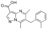 5,7-dimethyl-6-(2-methylbenzyl)pyrazolo[1,5-a]pyrimidine-3-carboxylic acid CAS#: 440650-70-4