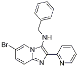 benzyl-(6-bromo-2-pyridin-2-yl-imidazo[1,2-a]pyridin-3-yl)-amine CAS#: 593270-91-8