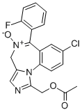 1-Acetoxymethyl-8-chloro-6-(2-fluorophenyl)-4H-imidazo[1,5-α][1,4]benzodiazepine 5-Oxide CAS#: 59468-88-1