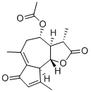 (3S)-4β-Acetoxy-3,3aβ,4,5,9aβ,9bα-hexahydro-3β,6,9-trimethylazuleno[4,5-b]furan-2,7-dione CAS#: 5989-43-5