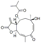 (4R,6R,7E,10Z)-2,3,3aβ,4,5,6,9,11aα-Octahydro-3-methylene-6-hydroxy-2,9-dioxo-4-(2-methylpropanoyloxy)-6,10-dimethylcyclodeca[b]furan CAS#: 59979-56-5