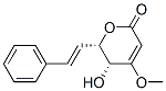 (5R,6S)-5,6-Dihydro-5-hydroxy-4-methoxy-6-[(E)-2-phenylethenyl]-2H-pyran-2-one CAS#: 52247-79-7