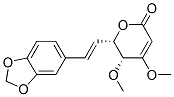 (5R,6S)-6-[(E)-2-(1,3-Benzodioxol-5-yl)ethenyl]-5,6-dihydro-4,5-dimethoxy-2H-pyran-2-one CAS#: 52525-99-2