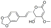 (5R,6S)-6-[(E)-2-(1,3-Benzodioxol-5-yl)ethenyl]-5,6-dihydro-5-hydroxy-4-methoxy-2H-pyran-2-one CAS#: 52525-97-0