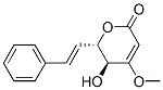 (5S,6S)-5,6-Dihydro-5-hydroxy-4-methoxy-6-[(E)-2-phenylethenyl]-2H-pyran-2-one CAS#: 52247-80-0