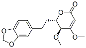 (5S,6S)-6-[2-(1,3-Benzodioxol-5-yl)ethyl]-5,6-dihydro-4,5-dimethoxy-2H-pyran-2-one CAS#: 52526-02-0