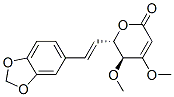 (5S,6S)-6-[(E)-2-(1,3-Benzodioxol-5-yl)ethenyl]-5,6-dihydro-4,5-dimethoxy-2H-pyran-2-one CAS#: 52526-00-8