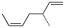 (5Z)-3-Methyl-1,5-heptadiene CAS#: 50763-51-4
