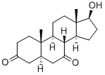 5alpha-Androstan-17beta-ol-3,7-dione CAS#: 55541-91-8
