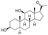 5alpha-Pregnan-20-one, 3beta,11beta-dihydroxy- CAS#: 565-89-9