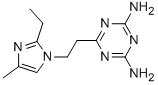 6-[2-(2-ethyl-4-methyl-1H-imidazol-1-yl)ethyl]-1,3,5-triazine-2,4-diamine CAS#: 50729-78-7