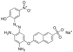 6-[2,4-Diamino-5-[(2-hydroxy-5-nitrophenyl)azo]phenoxy]-2-naphthalenesulfonic acid sodium salt CAS#: 6232-50-4
