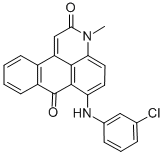 6-[(3-chlorophenyl)amino]-3-methyl-3H-Naphtho[1,2,3-de]quinoline-2,7-dione CAS#: 58221-90-2