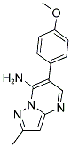 6-(4-METHOXYPHENYL)-2-METHYLPYRAZOLO[1,5-A]PYRIMIDIN-7-AMINE CAS#: 439096-32-9
