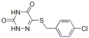 6-[(4-chlorophenyl)methylsulfanyl]-2H-1,2,4-triazine-3,5-dione CAS#: 5747-49-9