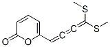 6-[4,4-Bis(methylthio)-1,2,3-butanetrien-1-yl]-2H-pyran-2-one CAS#: 54932-70-6