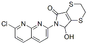 6-(7-chloro-1,8-naphthyridin-2-yl)-2,3,6,7-tetrahydro-7-hydroxy-5H-1,4-dithiino[2,3-c]pyrrol-5-one CAS#: 53788-25-3