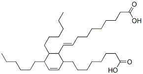 6-(9-carboxy-1-nonenyl)-4,5-dihexylcyclohex-2-ene-1-octanoic acid CAS#: 47818-40-6