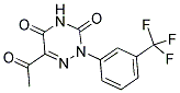 6-ACETYL-2-[3-(TRIFLUOROMETHYL)PHENYL]-1,2,4-TRIAZINE-3,5(2H,4H)-DIONE CAS#: 477854-36-7