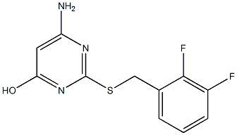 6-AMINO-2-([(2,3-DIFLUOROPHENYL)METHYL]SULFANYL)-3,4-DIHYDROPYRIMIDIN-4-ONE CAS#: 503271-69-0