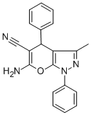 6-AMINO-3-METHYL-1,4-DIPHENYL-1,4-DIHYDRO-PYRANO[2,3-C]PYRAZOLE-5-CARBONITRILE CAS#: 53316-57-7