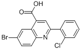 6-BROMO-2-(2-CHLOROPHENYL)QUINOLINE-4-CARBOXYLIC ACID CAS#: 445289-24-7
