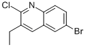 6-BROMO-2-CHLORO-3-ETHYLQUINOLINE CAS#: 409346-70-9