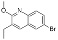 6-BROMO-3-ETHYL-2-METHOXYQUINOLINE CAS#: 409346-71-0