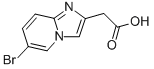 (6-BROMO-IMIDAZO[1,2-A]PYRIDIN-2-YL)-ACETIC ACID CAS#: 59128-15-3