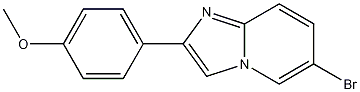 6-Bromo-2-(4-methoxyphenyl)imidazo[1,2-a]pyridine CAS#: 452967-40-7