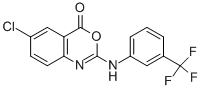 6-CHLORO-2-[3-(TRIFLUOROMETHYL)ANILINO]-4H-3,1-BENZOXAZIN-4-ONE CAS#: 477859-07-7