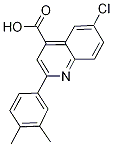 6-CHLORO-2-(3,4-DIMETHYLPHENYL)QUINOLINE-4-CARBOXYLIC ACID CAS#: 445289-11-2