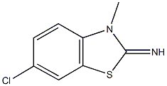 6-CHLORO-3-METHYL-3H-BENZOTHIAZOL-2-YLIDENEAMINE CAS#: 58199-49-8