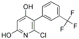 6-CHLORO-5-[3-(TRIFLUOROMETHYL)PHENYL]-2,4-PYRIDINEDIOL CAS#: 477864-71-4