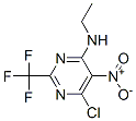 6-CHLORO-N-ETHYL-5-NITRO-2-(TRIFLUOROMETHYL)PYRIMIDIN-4-AMINE CAS#: 53039-37-5
