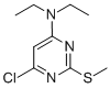 6-CHLORO-N,N-DIETHYL-2-(METHYLTHIO)PYRIMIDIN-4-AMINE CAS#: 55199-59-2
