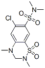 6-Chloro-3,4-dihydro-N,N,2,4-tetramethyl-2H-1,2,4-benzothiadiazine-7-sulfonamide 1,1-dioxide CAS#: 55670-20-7