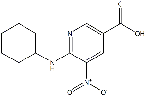 6-(CyclohexylaMino)-5-nitronicotinic acid CAS#: 503859-31-2